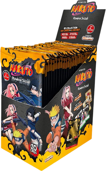 Naruto Mythos TCG: Set 1 Konoha Shido, 2nd Edition Booster Box (PRE-ORDER, SUBJECT TO ALLOCATION)