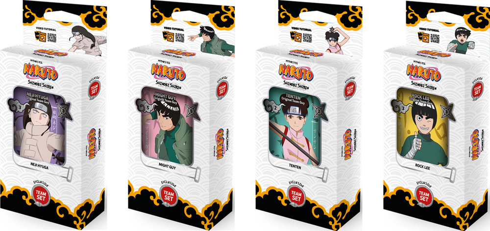Naruto Mythos TCG: Set 2 Shinobi Shiren, 1st Edition Teamset 8ct Display (PRE-ORDER, SUBJECT TO ALLOCATION) (Copy) (Copy) (Copy)