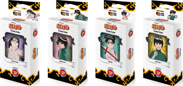 Naruto Mythos TCG: Set 2 Shinobi Shiren, 1st Edition Teamset 8ct Display (PRE-ORDER, SUBJECT TO ALLOCATION) (Copy) (Copy) (Copy)