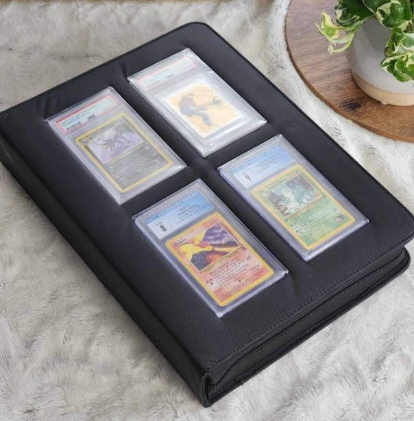 EVORETRO Graded Card Slab Binder (EVO-SB-WD-BL)