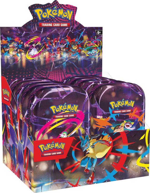 Pokemon Mega Heroes Mini Tin Display (10ct)