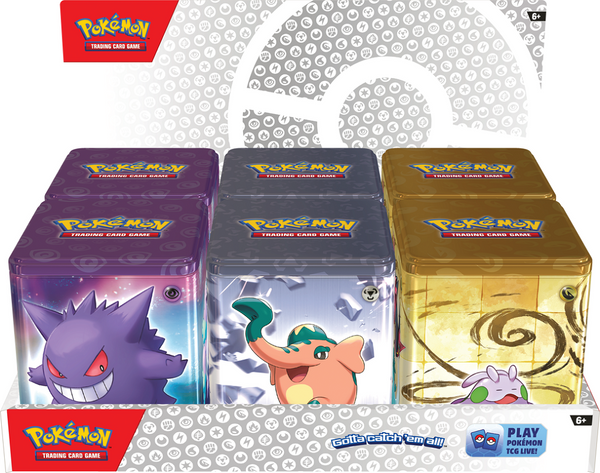 Pokemon 2024 Q1 Stacking Tins (PRE-ORDER, Must Purchase in Multiples of 6)