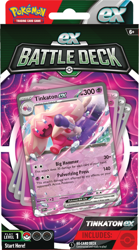 Pokemon Chien-Pao/Tinkaton EX Battle Deck (6ct Display)