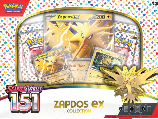 Pokemon SV3.5 151 Zapdos EX Collection