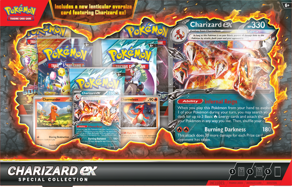 Pokémon 2025 Charizard ex Special Collection Box (PRE-ORDER, ALLOCATED)