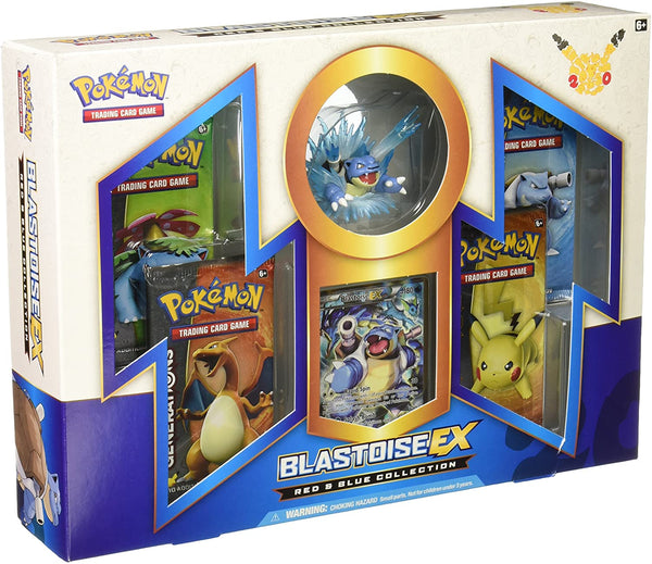 Pokemon Box Set - Red & Blue Blastoise EX 20th Anniversary