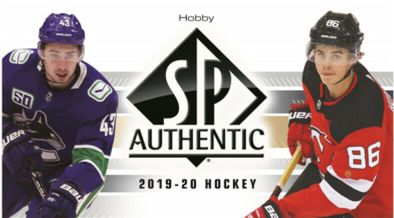 2019/2020 UD SP Authentic Hockey Hobby Box