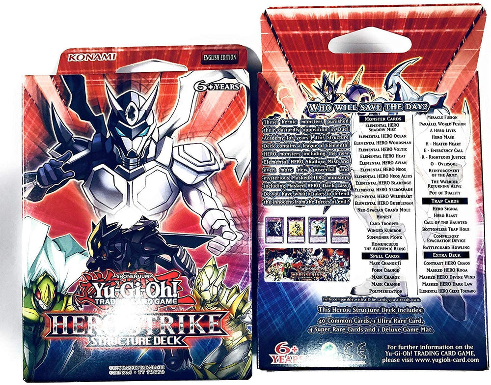 YGO Hero Strike Structure Deck (8ct Lot)