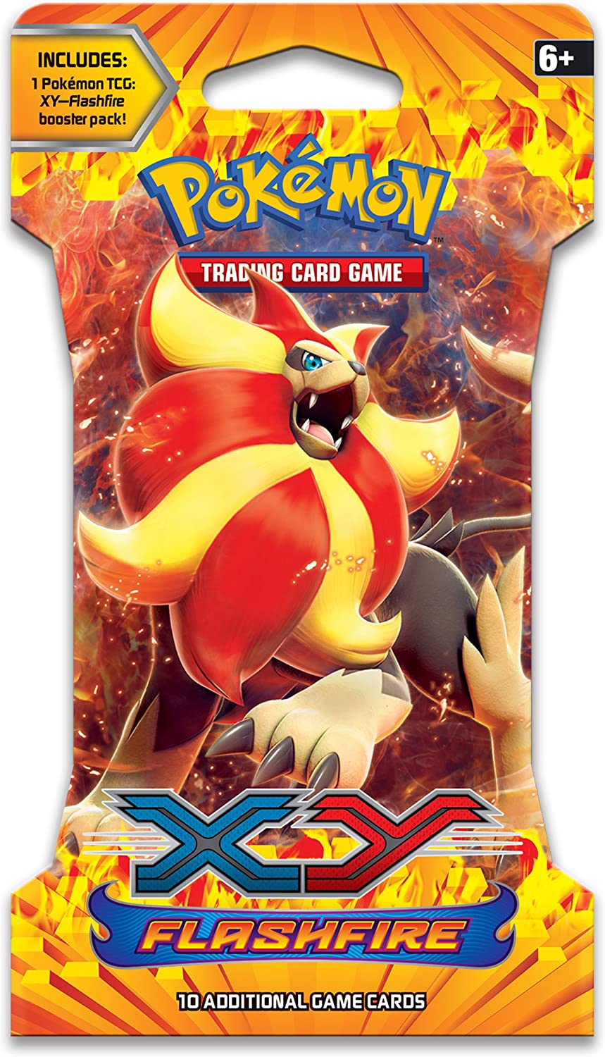 Pokemon sleeved booster pack - XY Flashfire Art Bundle [Set of 4]