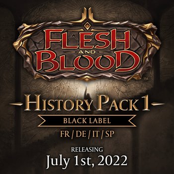 Flesh and Blood: History Pack 1 Black Label French Booster (LIMITED QUANTITIES AVAILABLE)