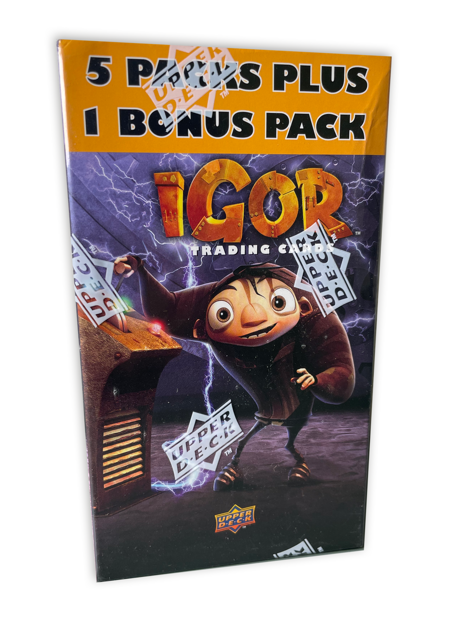 Upper Deck 2008 Igor (Movie) Trading Card Factory Blaster Box