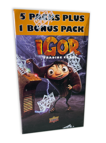 Upper Deck 2008 Igor (Movie) Trading Card Factory Blaster Box
