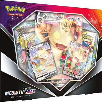 Pokemon Box Set - Meowth Vmax Special Collection (North American Version - 5 packs)