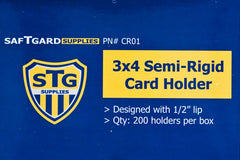 SafTGard Semi-Rigid 3x4 Card Holders