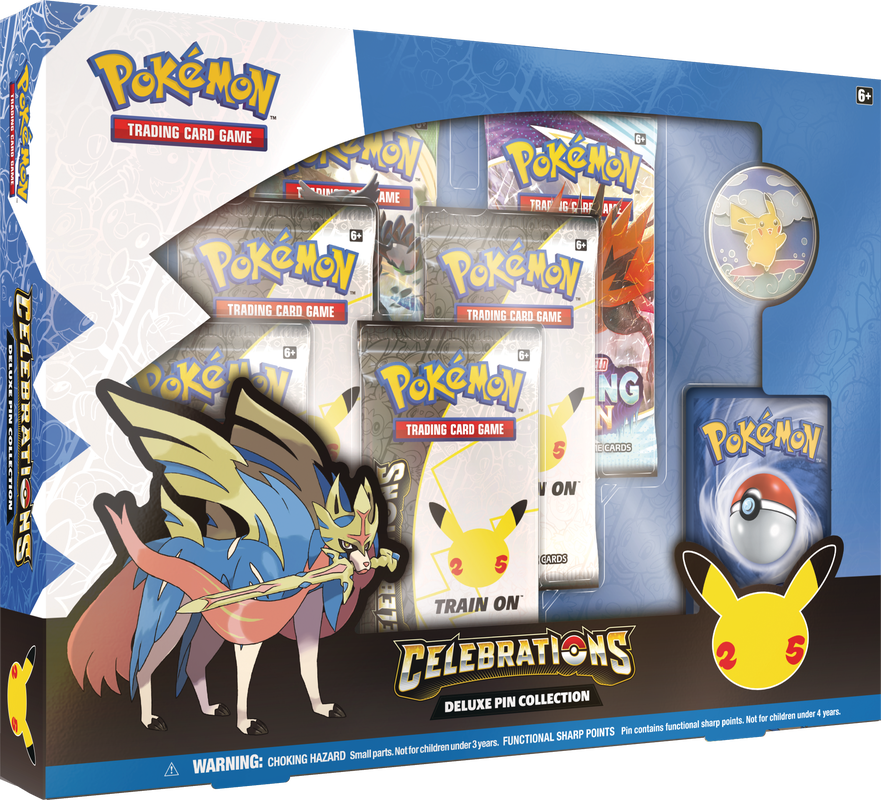 Pokemon Celebrations Deluxe Pin Collection (Multiples of 6)