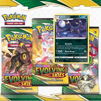 Pokemon SWSH7 Evolving Skies 3PK Blister