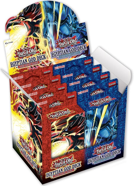 YGO Egyptian God Decks Assorted Unlimited (8 Count Display) Prince Distribution YGO Egyptian God Decks Assorted Unlimited (8 Count Display) Prince Distribution