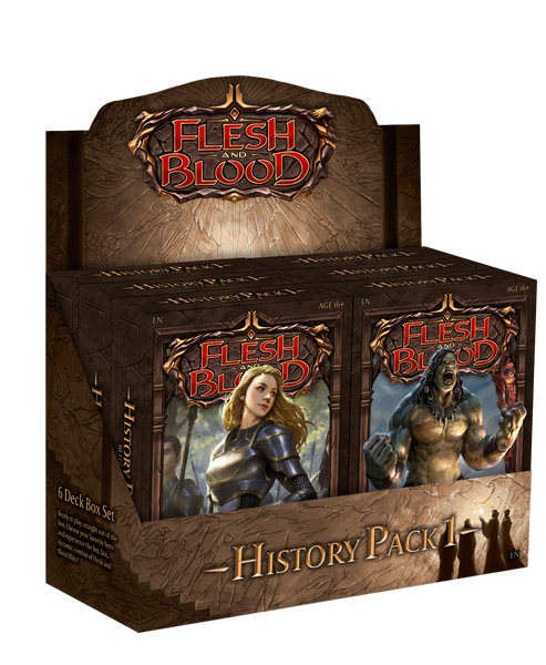 Flesh and Blood: History Pack 1 Blitz Deck Display