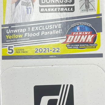 21/22 Donruss Basketball Value/Gravity Feed Box