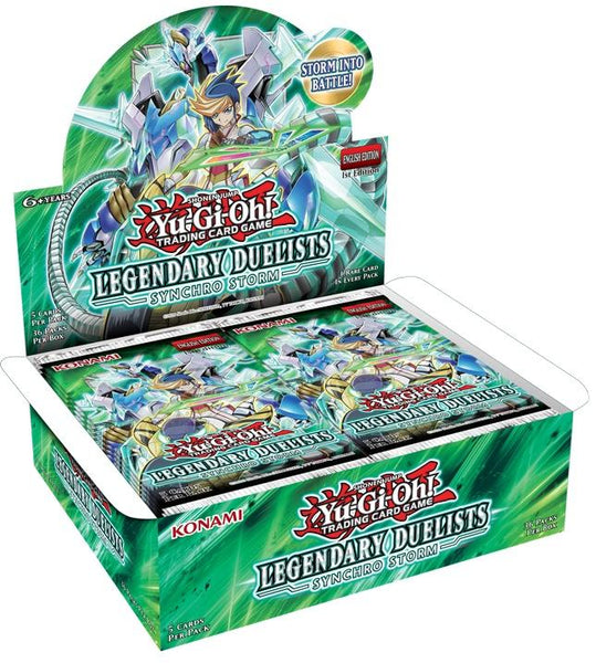 YGO Legendary Duelists: Synchro Storm 1st Edition Booster Box