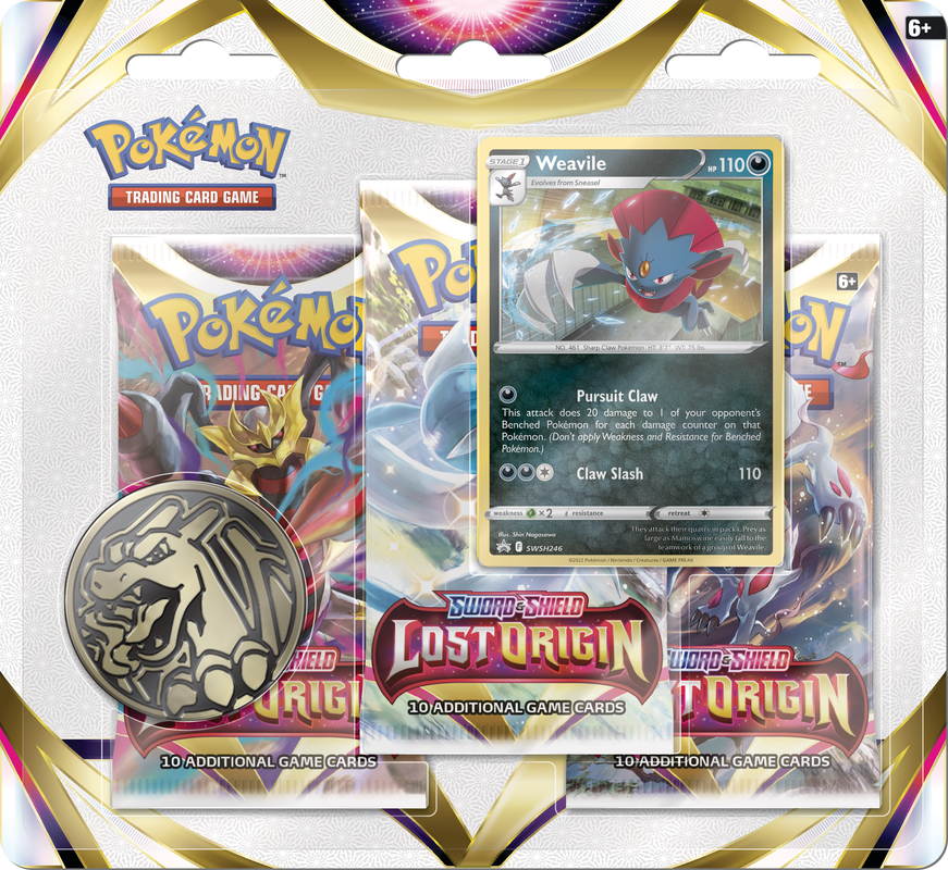 Pokemon SWSH11 Lost Origin 3-Pack Blister – Prince Distribution