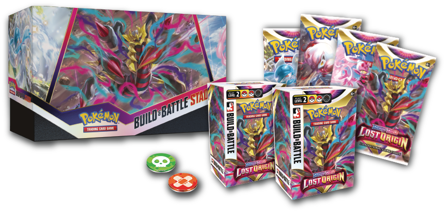 Pokemon SWSH11 Lost Origin Build & Battle Stadium Box – Prince Distribution