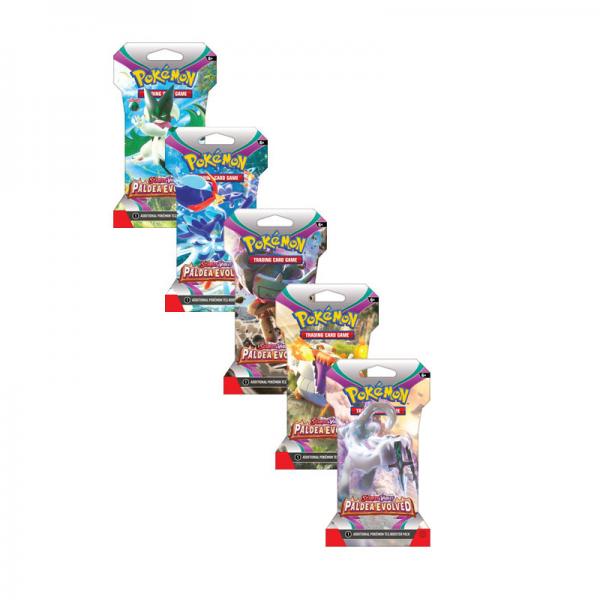 Pokemon SV2 Paldea Evolved Sleeved Blister  Prince Distribution
