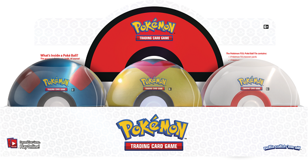 Pokemon Tin - Pokeball Q1 2021 (Display of 6)