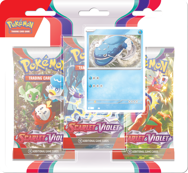 Pokemon SV1 Scarlet and Violet 3-Pack Blister (ALLOCATED)