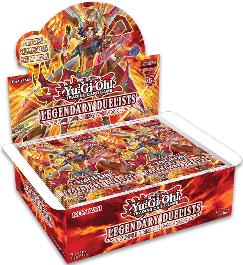 YGO Legendary Duelists: Soulburning Volcano Booster CASE