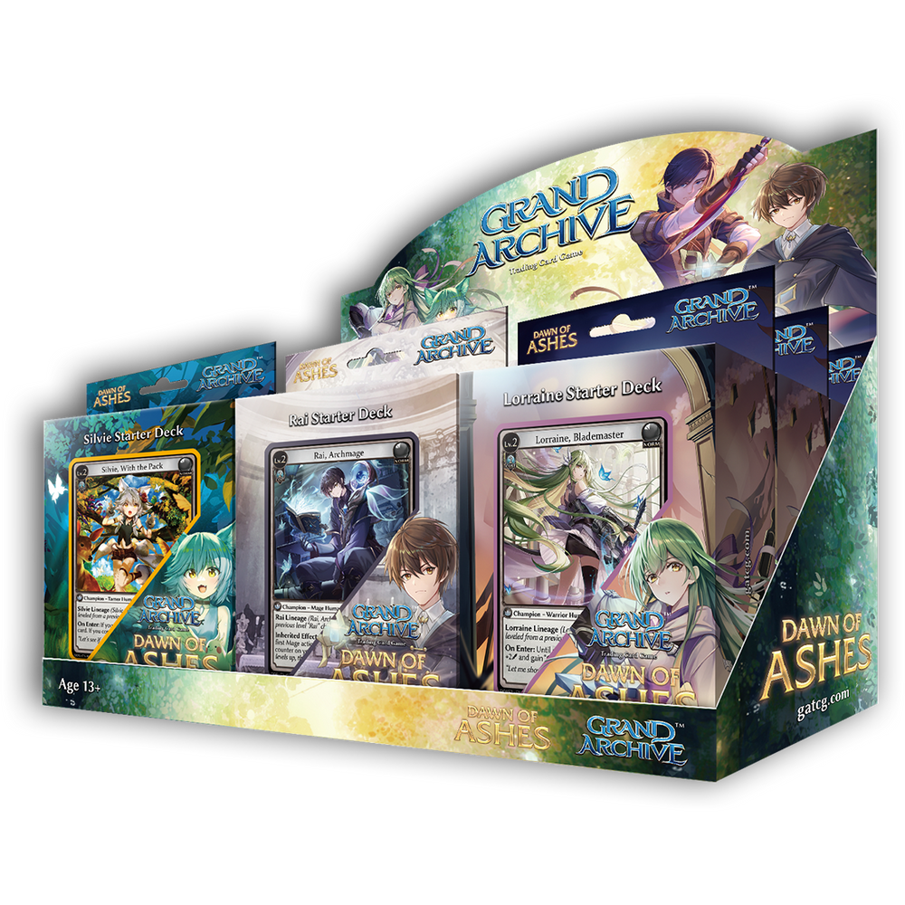 Grand Archive: Dawn of Ashes Starter Deck Display (BACK ORDER)