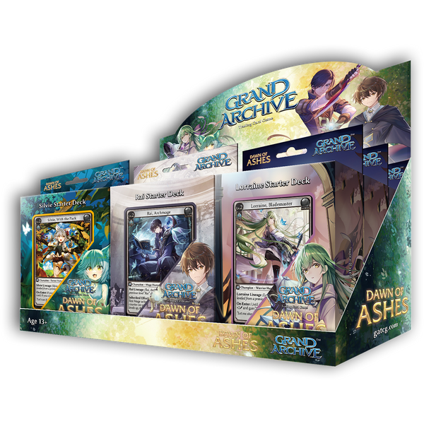 Grand Archive: Dawn of Ashes Starter Deck Display (BACK-ORDER, EARLY AUGUST)