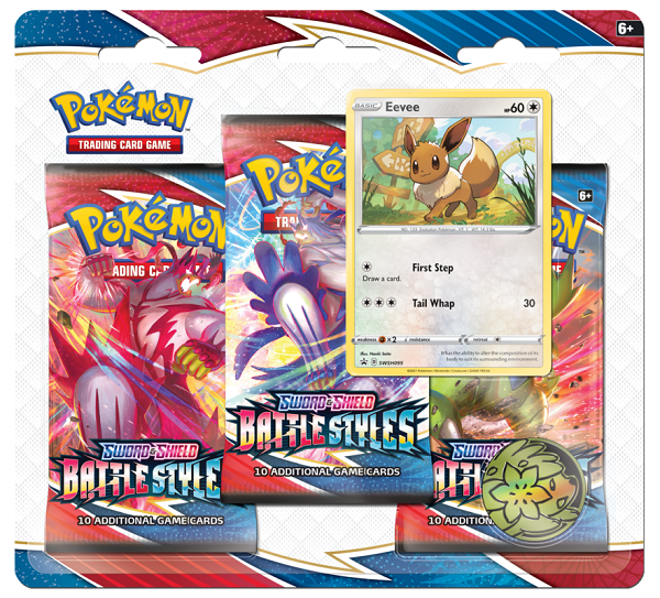 Pokemon 3pk Blister - SWSH5 Battle Styles