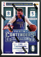 20/21 Panini Contenders Draft Basketball Blaster Box