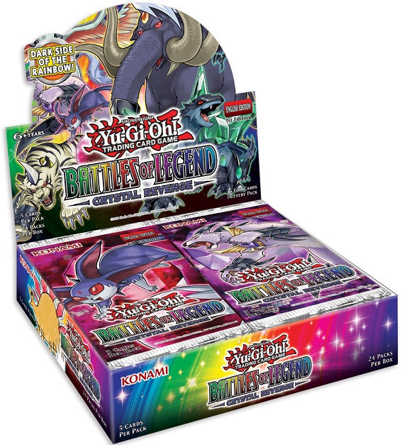 6th edition booster box YGO Battles of Legend: Crystal Revenge 1st Edition Booster Box