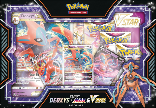 Pokemon Deoxys/Zeraora VMAX VSTAR Battle Box (multiples of 6 only)