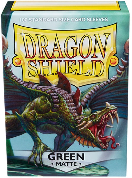 Dragon Shield Sleeves (100ct): Matte Green ($7.70 MOQ 10 units)