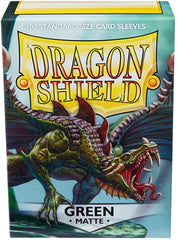 Dragon Shield Sleeves (100ct): Matte Green ($7.70 MOQ 10 units)