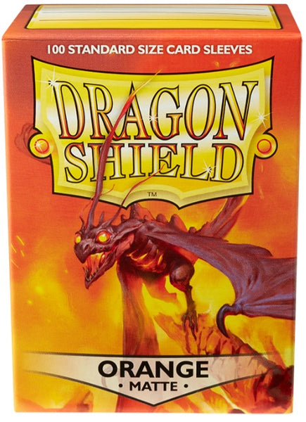 Dragon Shield Sleeves (100ct): Matte Orange ($7.70 MOQ 10 units)