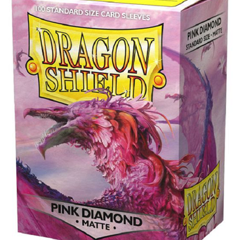 Dragon Shield Sleeves (100ct): Matte Pink Diamond ($7.70 MOQ 10 units)