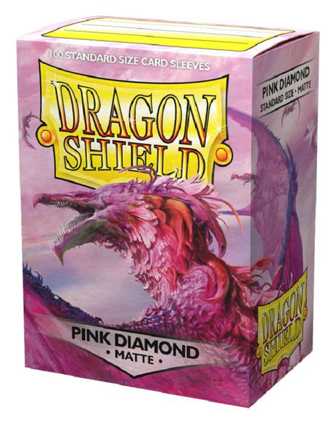 Dragon Shield Sleeves (100ct): Matte Pink Diamond ($7.70 MOQ 10 units)