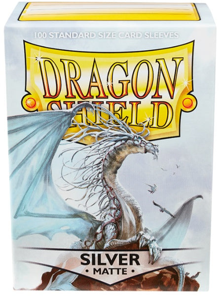Dragon Shield Sleeves (100ct): Matte Silver ($7.70 MOQ 10 units)