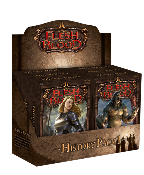 Flesh and Blood: History Pack I Blitz Deck Display