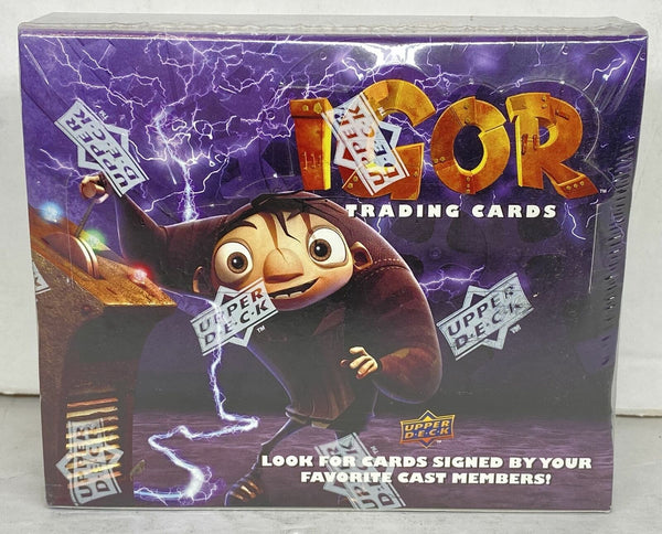 Upper Deck 2008 Igor (Movie) Trading Card Factory Booster Box