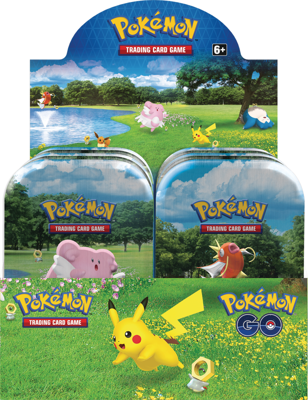 Pokemon Go Mini Tin Display (10 ct)