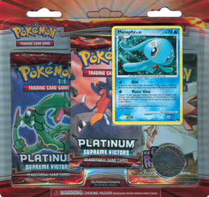 Pokemon 3pk Blister - Platinum Supreme Victors, Manaphy