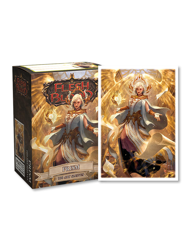 Flesh and Blood Sleeves (100ct): Matte Art - Prism - AT-16043 ($7.00/each MOQ: 10)