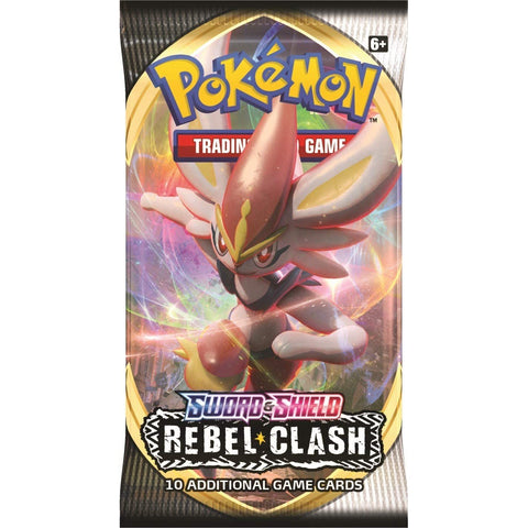 Pokemon Rebel Clash - 24 Loose Pack Lot