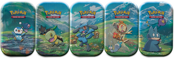 Pokemon Sinnoh Stars Mini Tin Display (10 Tins)