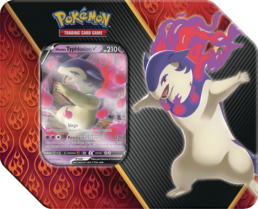 POKEMON DIVERGENT POWERS TIN (Multiples of 6) May contain 2xEvolving, 2xAstral, 1xBrilliant